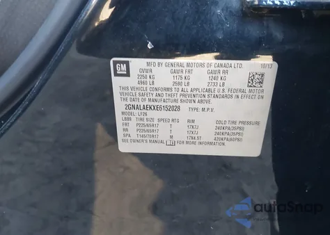 2014 Chevrolet Equinox Ls from USA, damaged, VIN 2GNALAEKXE6152028
